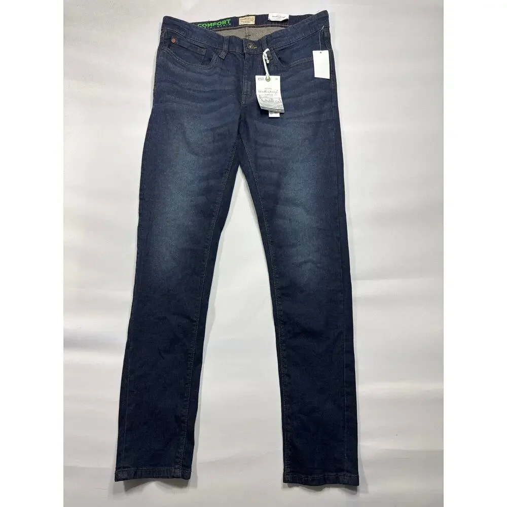 NWT‎ Weatherproof Vintage Men's Skinny Fit Blue Denim Jeans - 30x32 (32x31)
